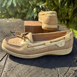 Sperry Angelfish Perf Stripe Slip-On Boat Shoe